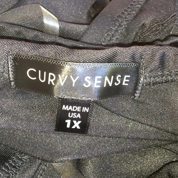 Curvy Sense Malia Cut-Out Bodysuit Onesie Black - Picture 5 of 5